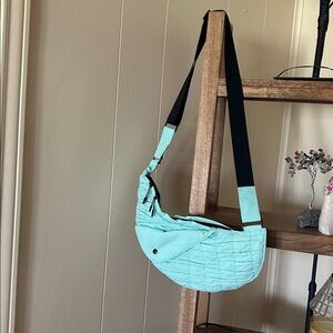 Sash Bag Half Sash Aqua Green Right Hip Purse Handbag